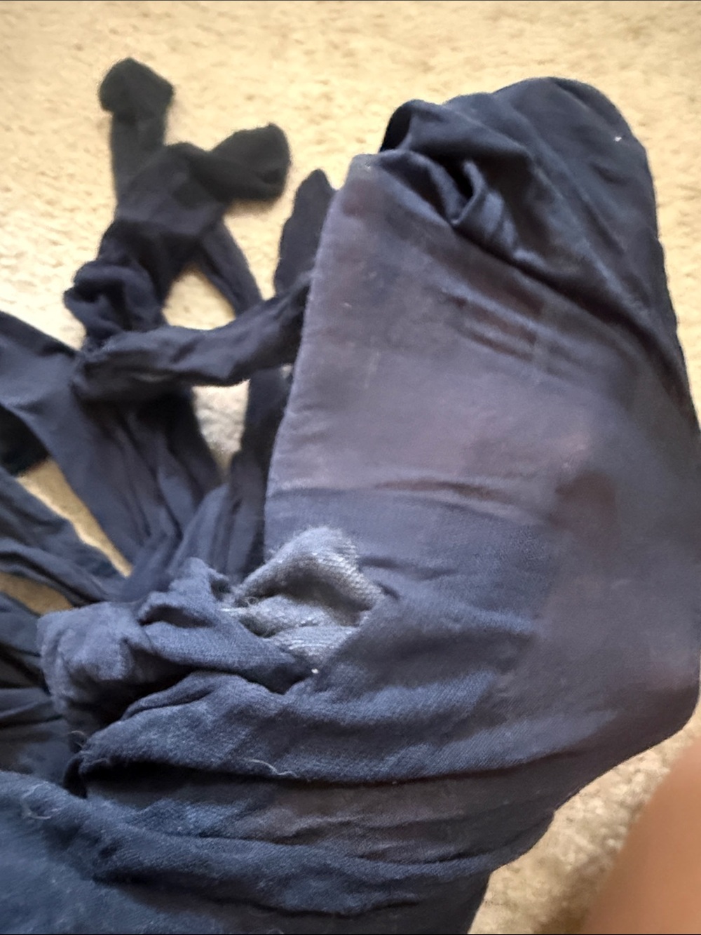 Womens Navy Blue Tights - Pack of 4 - Picture 9 of 9